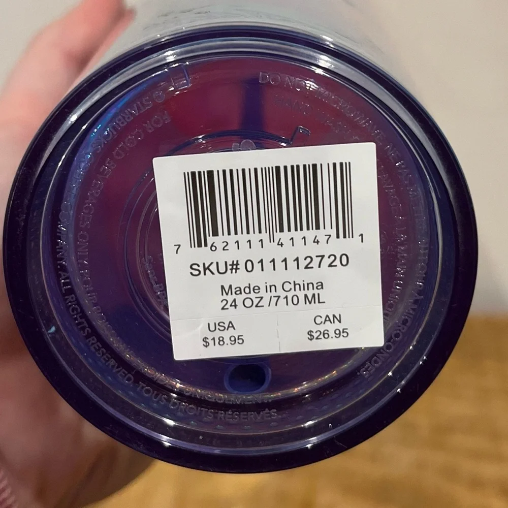 Starbucks limited‎ edition beach cup EUC